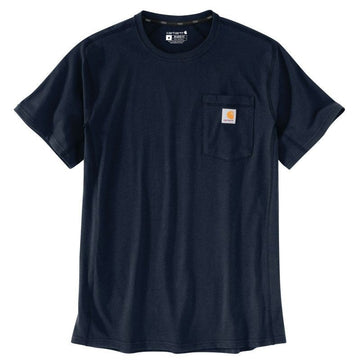 Tee-Shirt de Travail Homme Respirant Force® bleu marine vêtement travail CARHARTT