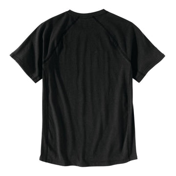 Dos Tee-Shirt de Travail Homme Respirant Force® Noir vêtement travail CARHARTT chez Manelli