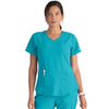 Tunique Médicale Femme Turquoise Col V - SKECHERS