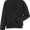 Sweat de Travail Noir Classique Col Rond - TOPTEX
