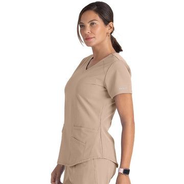 Tunique médicale Vitality de Skechers col V couleur Kaki