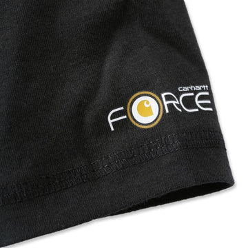 Manche Polo de Travail Homme Respirant Poche Poitrine Force® Noir - CARHARTT
