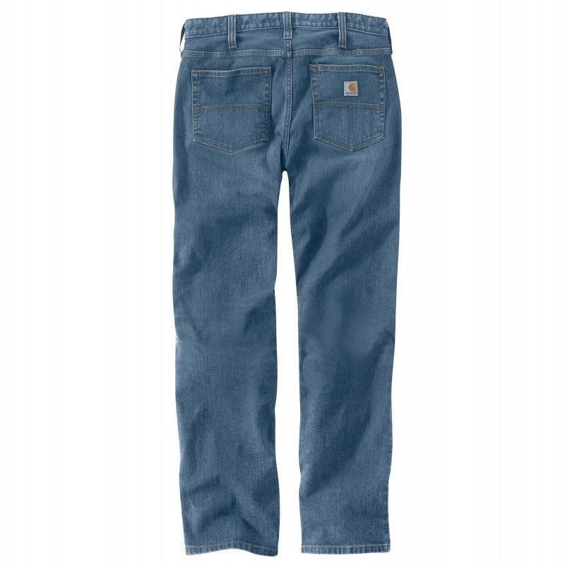 Dos Jean de Travail Denim Stretch Coupe Cintrée bleu clair CARHARTT