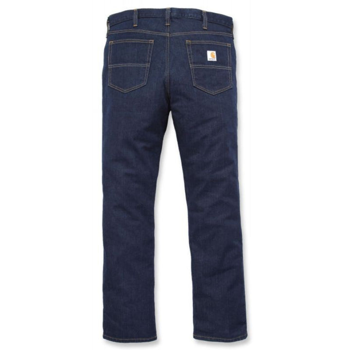 Dos Jean de Travail Denim Stretch Coupe Cintrée bleu foncé CARHARTT