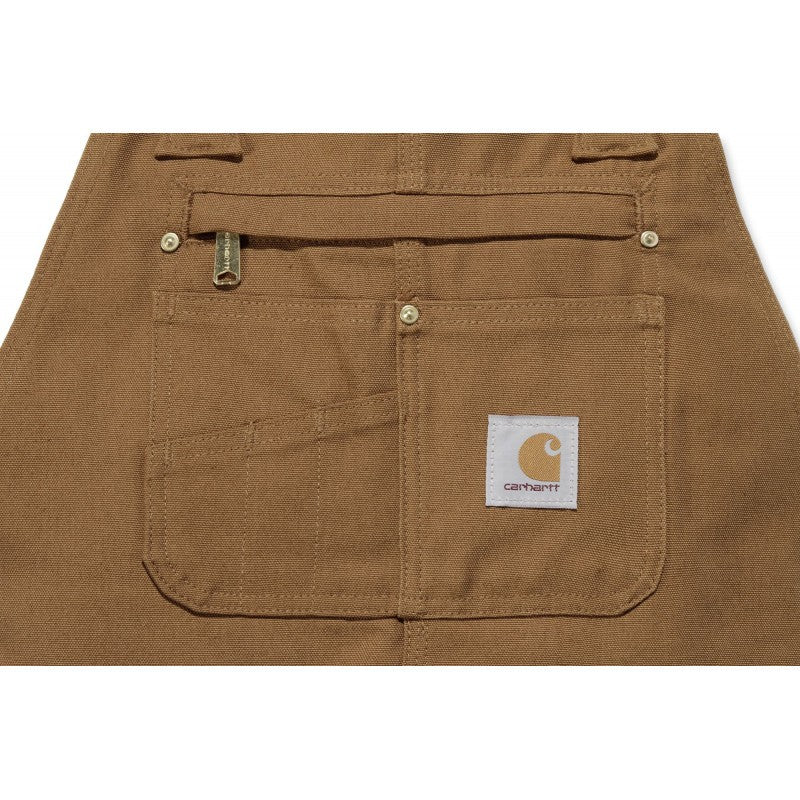 Poche Salopette de Travail Homme Ultra Résistante Cotton Duck Marron CARHARTT