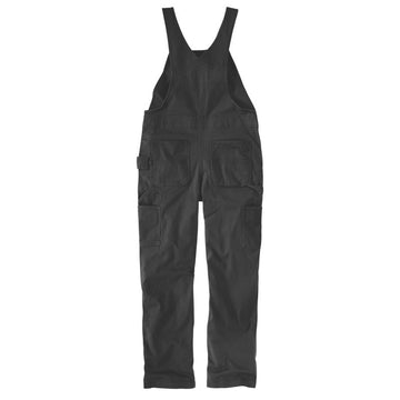 Dos Salopette de Travail Coton Stretch Doublée Noire CARHARTT