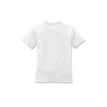 Dos Tee-Shirt de Travail Femme Manches Courtes Poche Poitrine Blanc CARHARTT