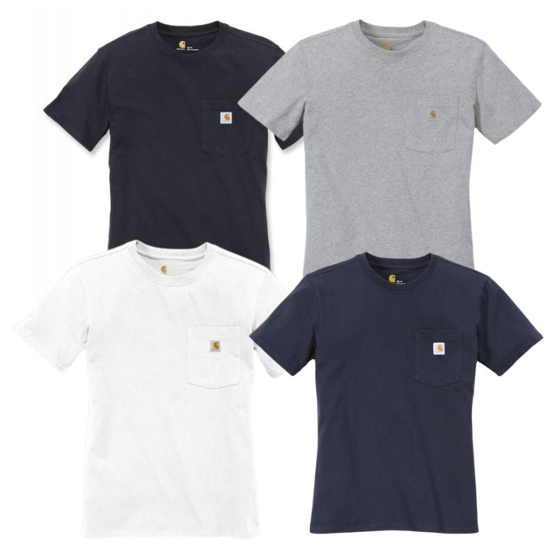 Tee-Shirt de Travail Femme Manches Courtes Poche Poitrine - CARHARTT