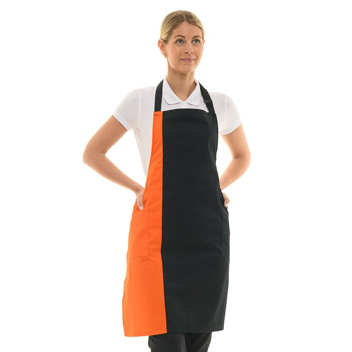 Tablier PR162 de la marque Manelli avec bande orange