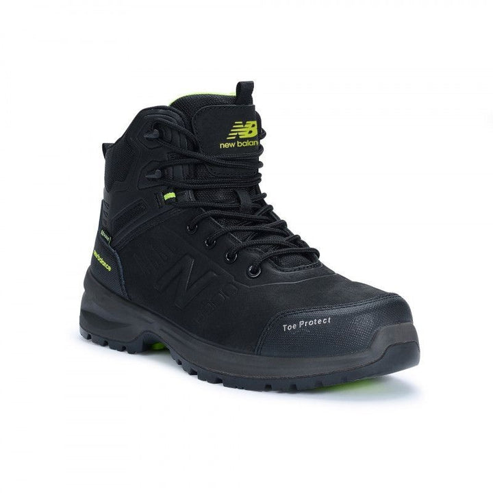 basket de sécurité montantes new balance pour homme avec détails vert