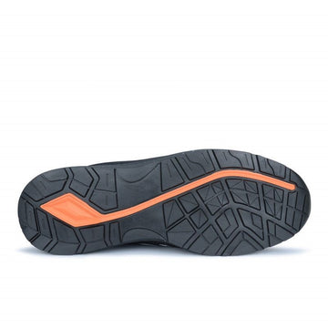 Semelle caoutchou Acteva de la basket de sécurité Logic Boa New Balance noir et orange