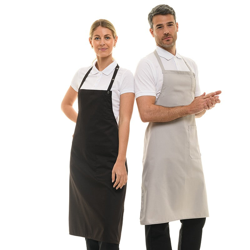 Tablier de cuisine Loti coloris Moka et gris Clair Robur