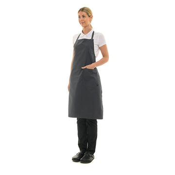 Tablier de cuisine à bavette Loti Gris Robur