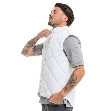 Gilet antifroid fermeture éclair chaud