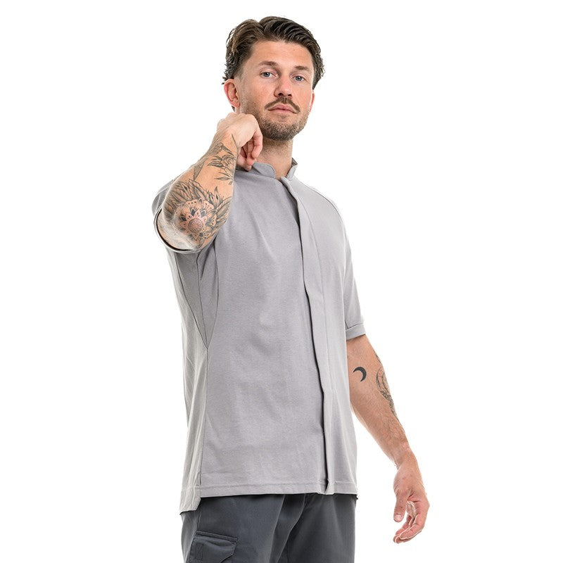 Veste de cuisine homme Gari de la marque Robur en coloris gris
