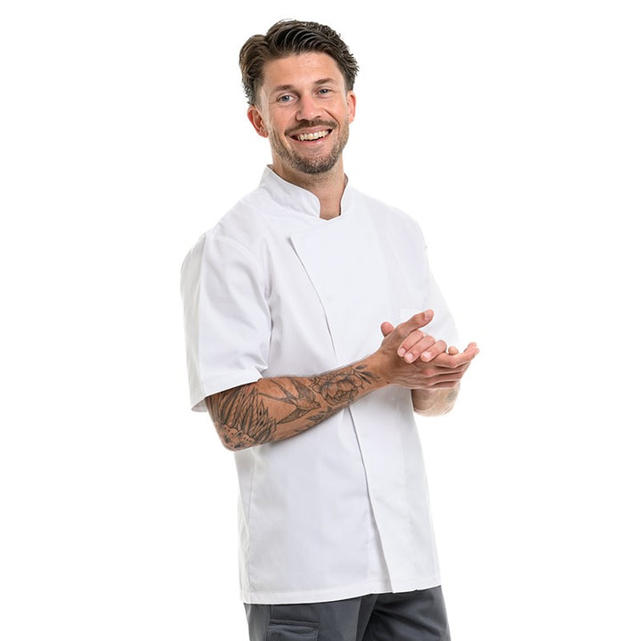 Veste homme de cuisine Turnip RSE légère à bouton Lafont
