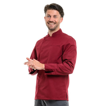 Veste légère bordeaux Texas Manelli ML pour homme