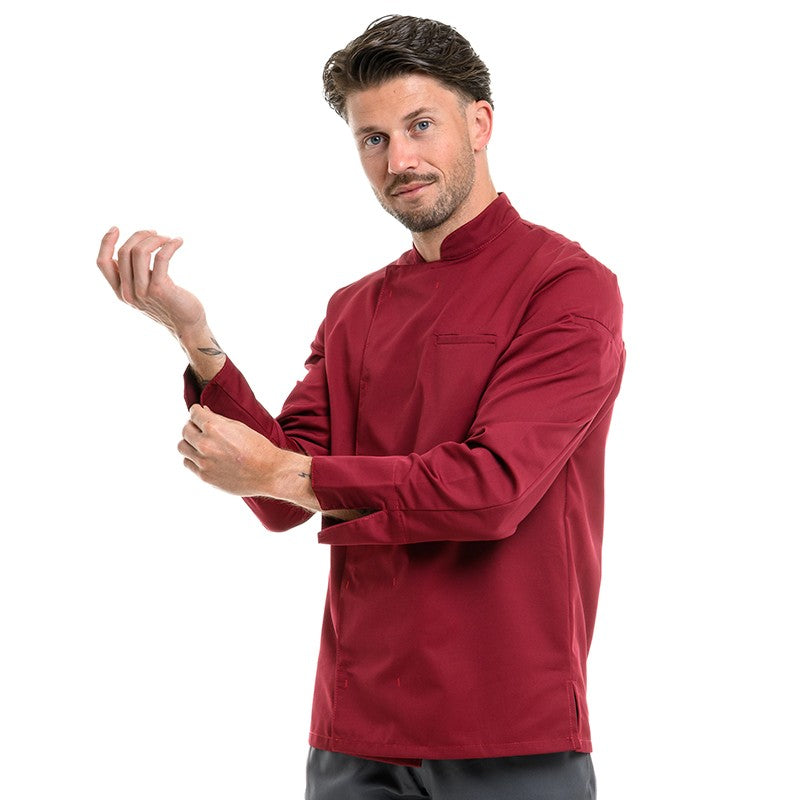 Veste bordeaux Texas Bordeaux Manelli pour homme manches longues