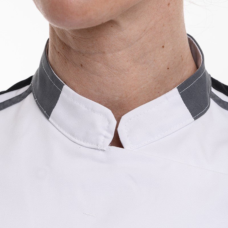 Détail col de la veste GC score femme Molinel