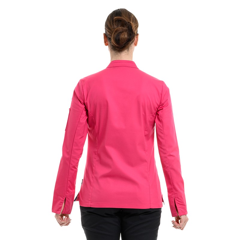 Dos Veste de Cuisine Femme Saffron Manches Longues Blanc - LAFONT