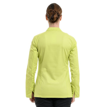 Dos Veste de Cuisine Femme Saffron Manches Longues Anis - LAFONT