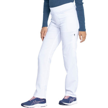 Pantalon Médical Femme 6 Poches de dickies blanc vue de profil