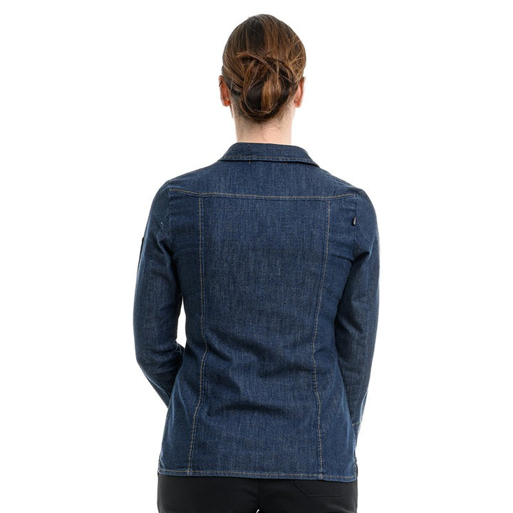 Veste de cuisine femme Robur type chemise denim Verveine Robur