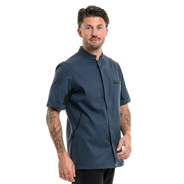 Veste de cuisine homme à manches courtes Dunes de la maraque Robur