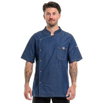 veste de cuisine manches courtes