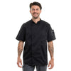 Veste de Cuisinier Nero 37.5 Noire Manches Courtes - ROBUR