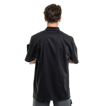 Dos de la veste boucher Nero 37.5 Manches courtes et noir de la marque Robur