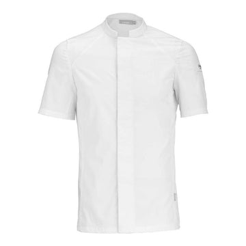 Veste de cuisine Basil 2 à manches courtes blanche Lafont Cuisine