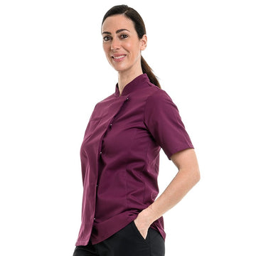 Veste de cuisine Californie Prune