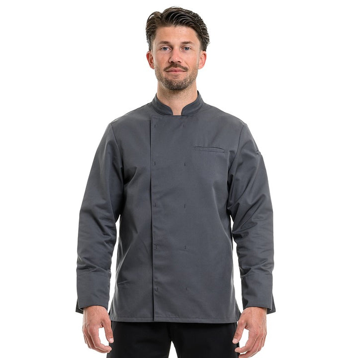 Veste de Cuisine Homme grise Manelli