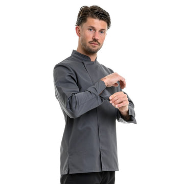 Veste de cuisine pour homme marque Manelli à manches longues