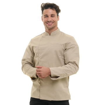 Veste de cuisine Texas homme coloris beige à manches longues Manelli