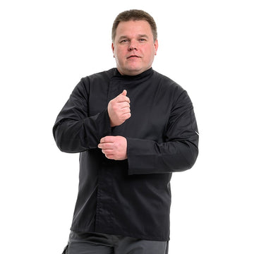 Tenue de cuisine grande taille avec dos respirant et manches transformable modèle GT03 Manelli