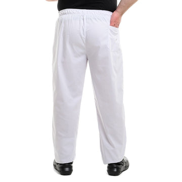 Pantalon de travail blanc grande taille
