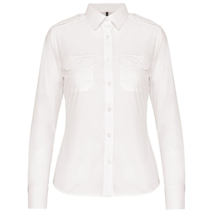 Chemise pilote à manches longues pour femme marque Kariban