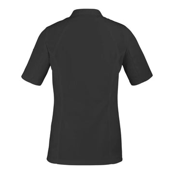 Veste cuisine noir manches courtes