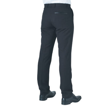 pantalon noir homme dos