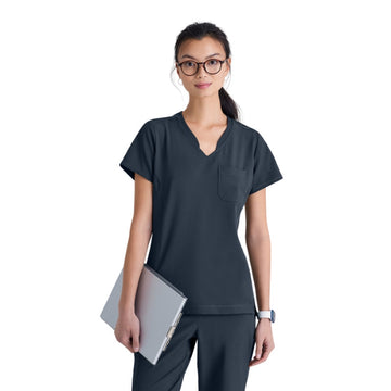 Blouse medicale Sway gris avant