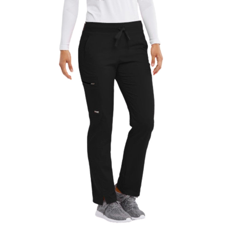 Pantalon Medical Femme Stretch Noir avant