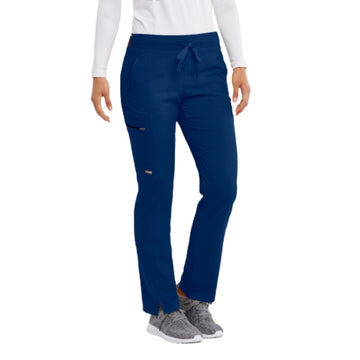 Pantalon Medical Femme Stretch Marine avant