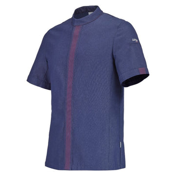 Veste de cuisine bleu marine  Manches courtes - LAFONT