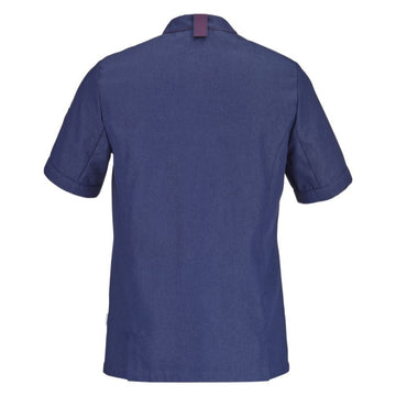 Veste de cuisine bleu marine  Manches courtes - LAFONT