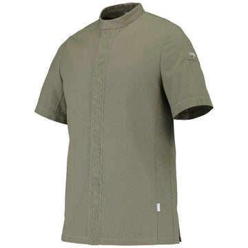 Veste de cuisine kaki  Manches courtes - LAFONT