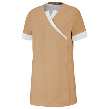 Tunique Medicale Femme Courte Beige Halta - LAFONT-SANTE