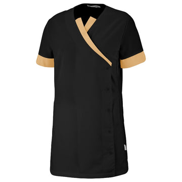 Tunique Medicale Femme Courte Noire Halta - LAFONT-SANTE