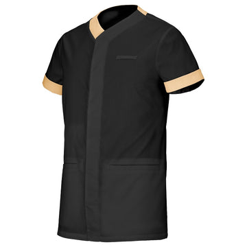 Tunique Medicale Homme Noir DELASSE - LAFONT-SANTE